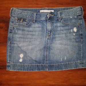 Old Navy distressed denim mini